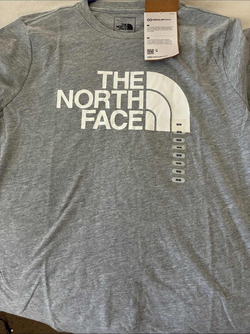 The North Face Women’s Half Dome Logo T-Shirt Gray Heather NWT Size